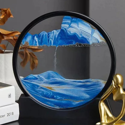 Ocean Sands: Dynamic 3D Sand Art for Home & Office Decor